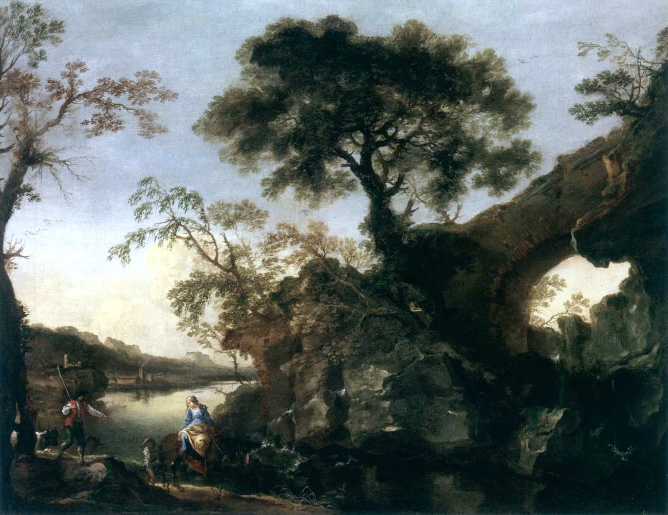 Paesaggio roccioso con cascata - Szépmûvészeti Múzeum, Budapest